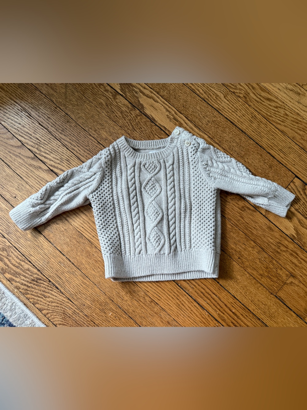 Gap Cream Cable Knit Sweater - Size 12-18 Months